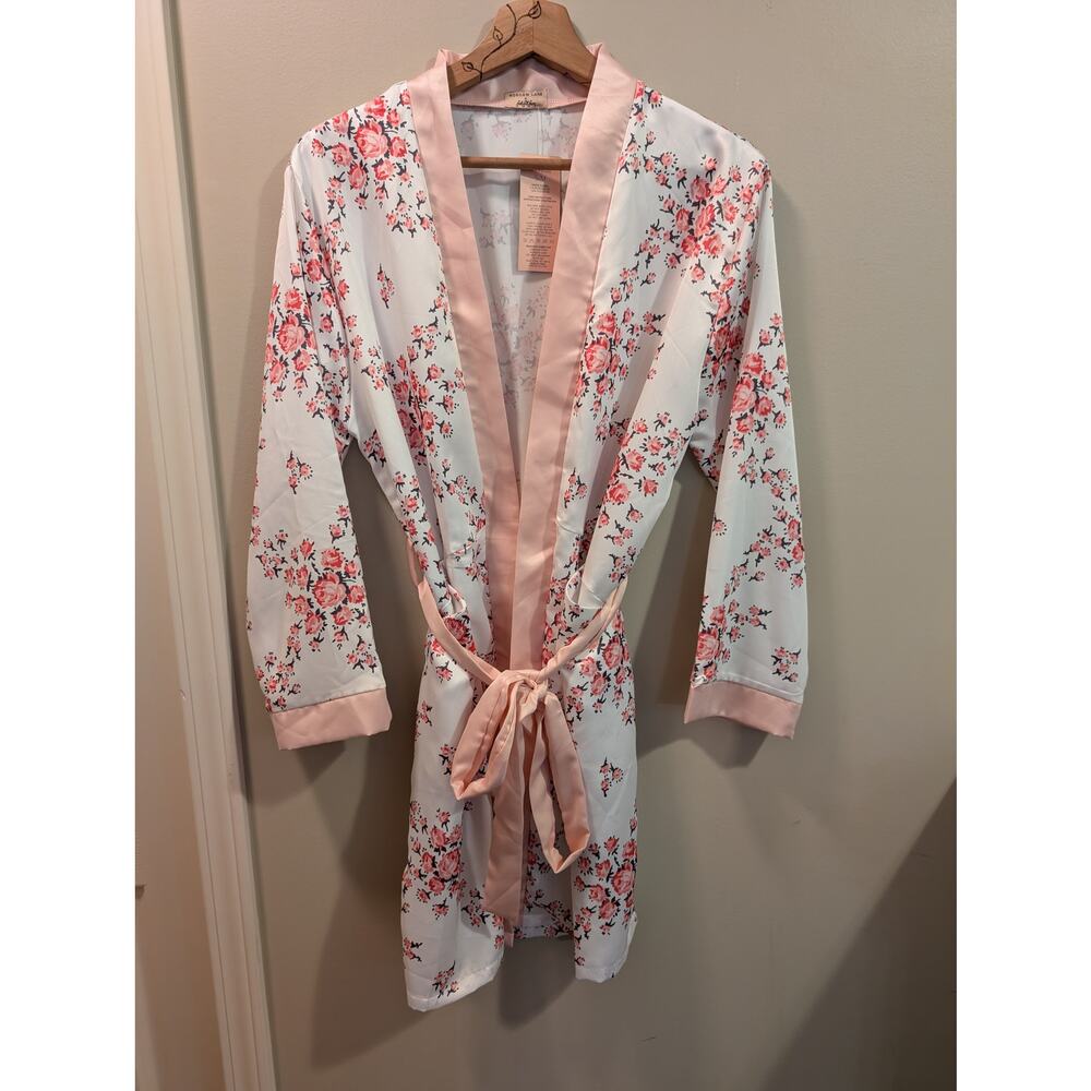 Pink Floral Robe by Morgan Lane - Picture 3 of 8
